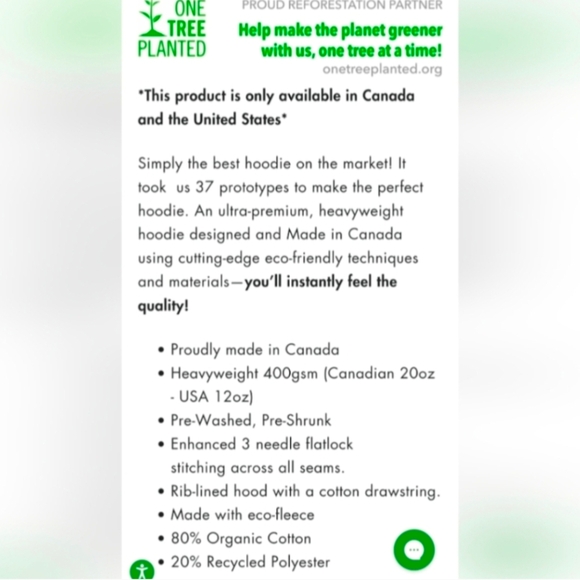 Northbound Gear eco organic cotton black hoodie - Picture 4 of 6